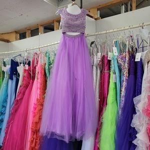 2 Piece Prom Dress by Clarisse